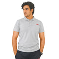 Men's Ash White Plain Polo Shirt