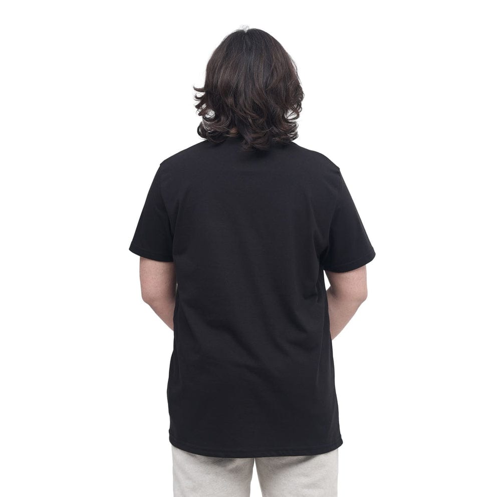 Men's Black Plain T-shirt