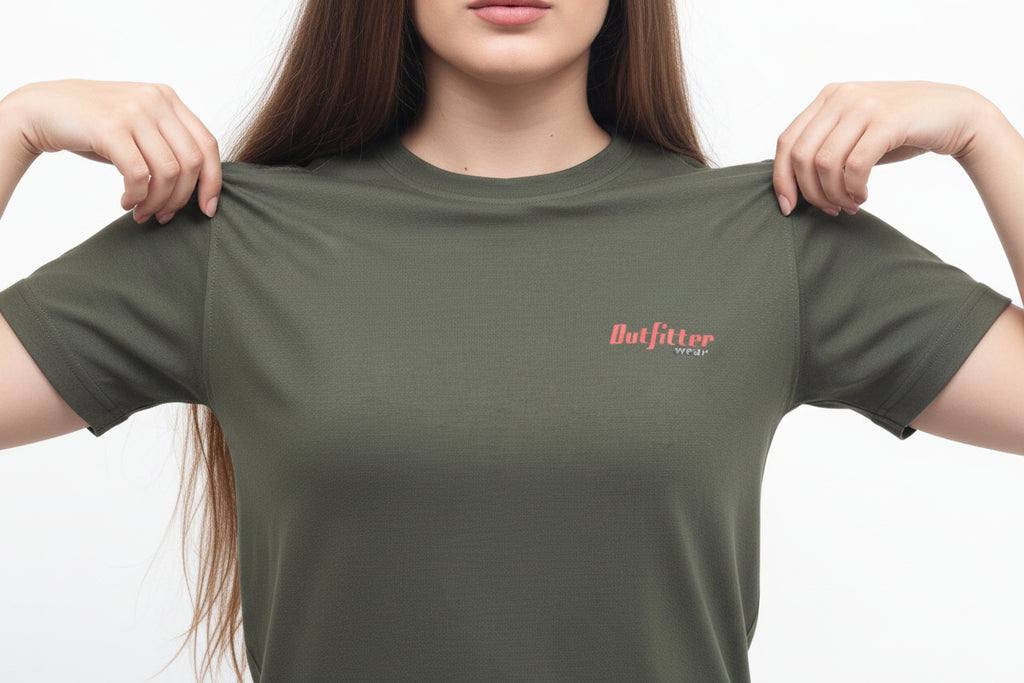 Women's Olive Green T-shirt