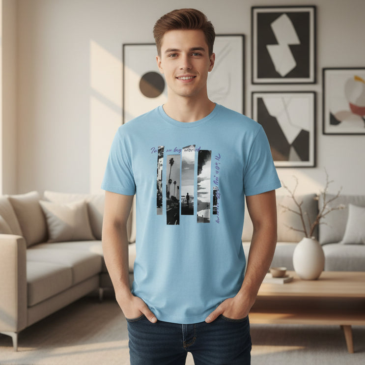 Men's Sky Printed T-shirt