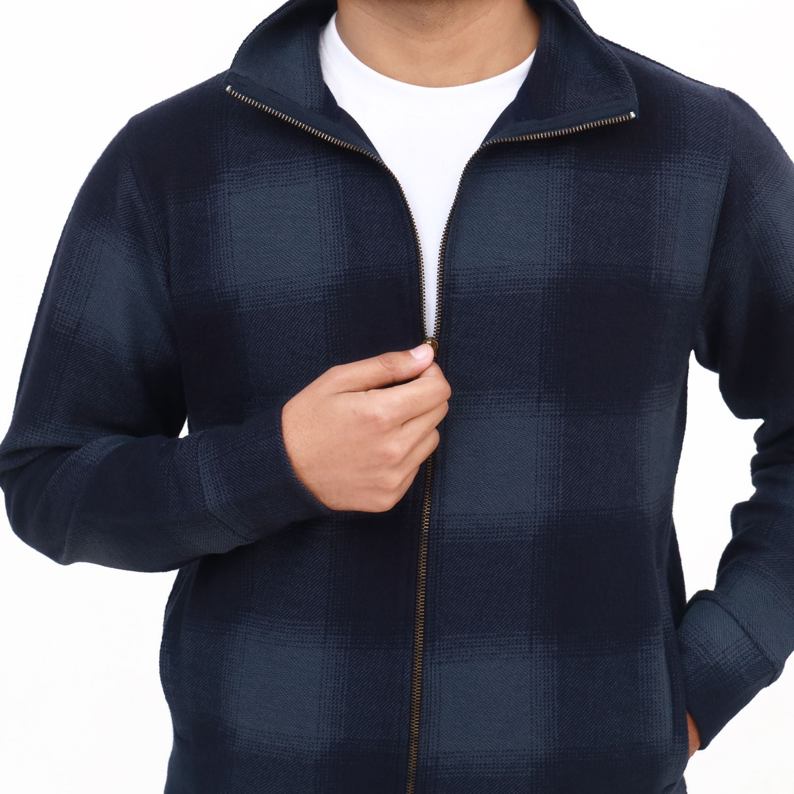 Men’s Blue Jacket – Comfortable & Stylish Casual Wear